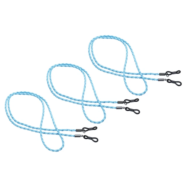 3 pz supporto cinturino occhiali uomo donna occhiali da sole azzurro chiaro
