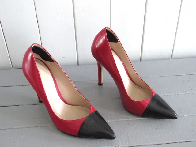 ESCARPINS A TALONS Cuir Bordeaux P 37 San Marina EUR 29,00