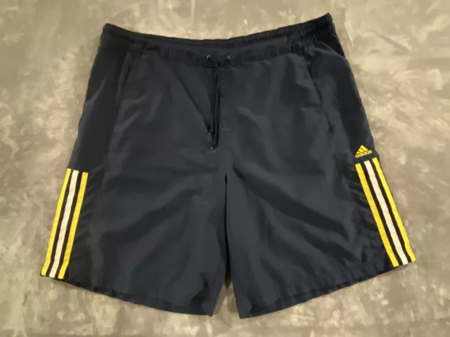 Adidas Shorts Mens Extra Large Navy Blue Gym Running Athletic Sportswear Outdoor