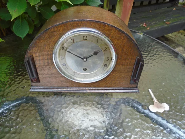 Garrard Westminster/Winchester/Whittington Chimes Oak Clock For Restoration.