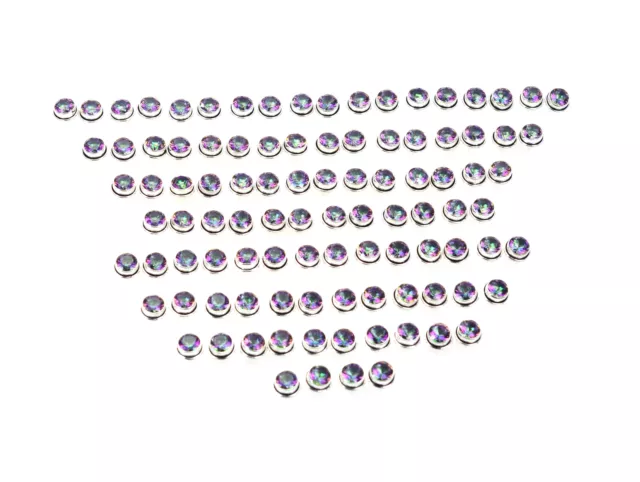 Wholesale 50Pr 925 Solid Sterling Silver Cut Mystic Topaz Stud Earring Lot B