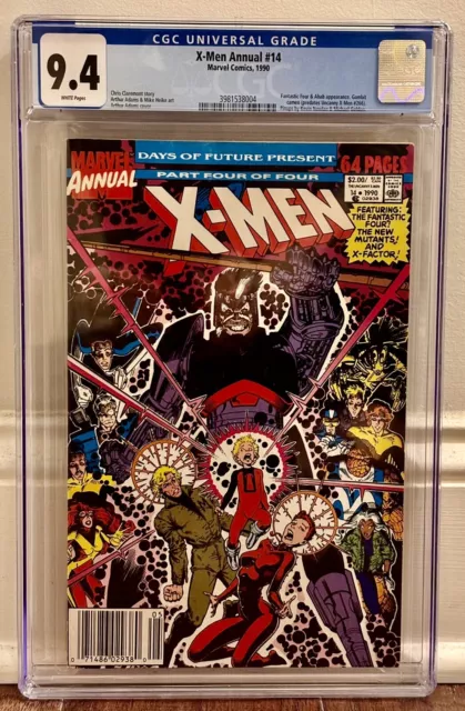 Uncanny X-Men Annual #14 CGC 9.4 1990 1st app. Gambit (cameo)