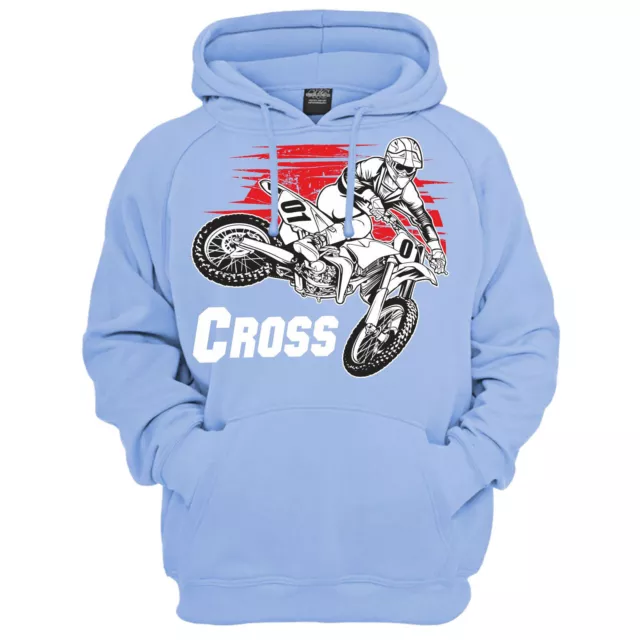 Kinder Kapuzenpullover Motorrad Cross 110 - 164 Jungen Hoodie Motocross Geschenk