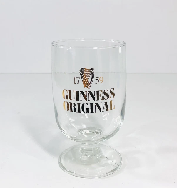 Guinness Original Goblet Style Half Pint Glass