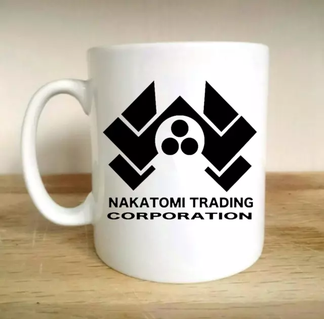 Nakatomi Plaza Die Hard Corporation Mclane Cup Mug Gift Present Fathers  (Black)