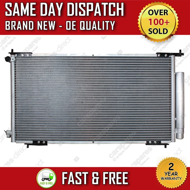 A/C Condenser For Honda CR-V MK2 (2001-2006) 2.0L - Core Size 675x345mm, Multiple OEM References