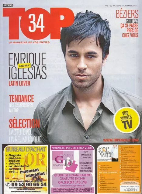 Magazine Programme Tv  *Top 34 *  Enrique Iglesias
