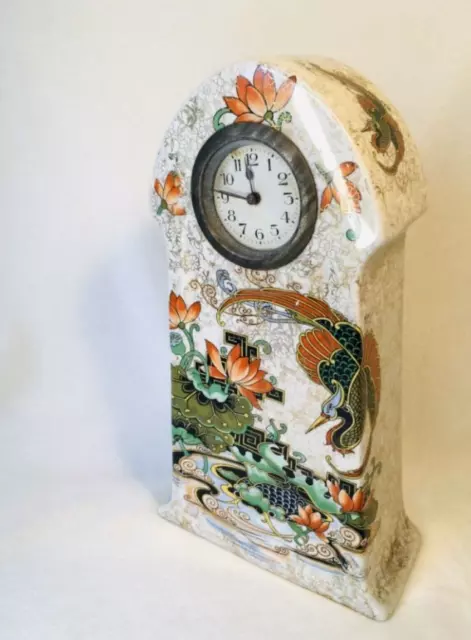 Rare Art Deco Very Rare Phoenix Ware Hainan Clock By Thomas Forester & Son