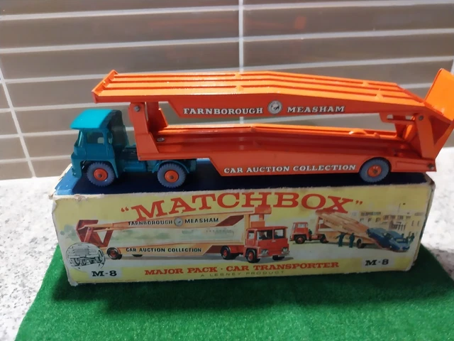 MATCHBOX LESNEY M8 Major Pack Car Transporter In Original Box
