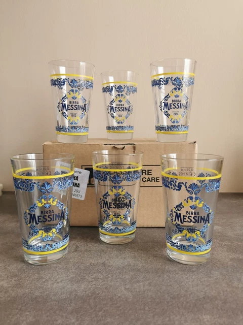 Bicchieri Da Birra Messina Da 0,40 CL - Set Da 6 Pezzi Per Birra Alla Spina - Foto 9