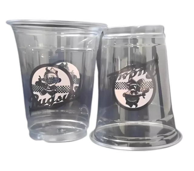 Plastic Cups Clear 10oz for Water Coolers / Vending Designer Beer