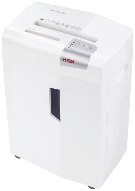 HSM shredstar X15 Aktenvernichter Partikelschnitt 4 x 37 mm 26 l Blattanzahl ...