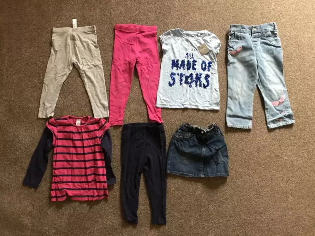 Girls Clothing Bundle (7 Items) - Size 2-3 Years