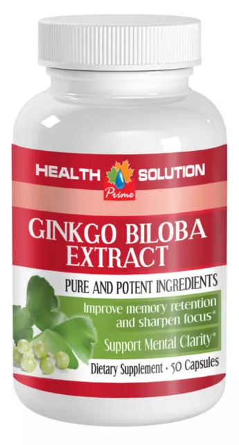 Gingko 120 - GINKGO BILOBA 120MG EXTRACT - Pure Ingredients - Ups Hapiness - 1B