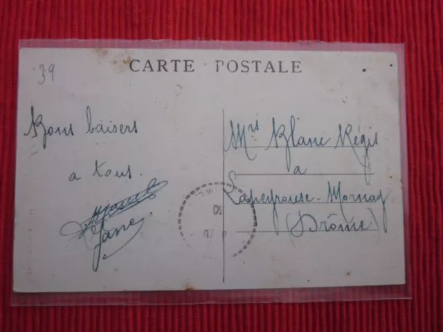 Cpa Written Chartreuse Stamp Of Selignac Bridge De La Road De Nantua Jura 2