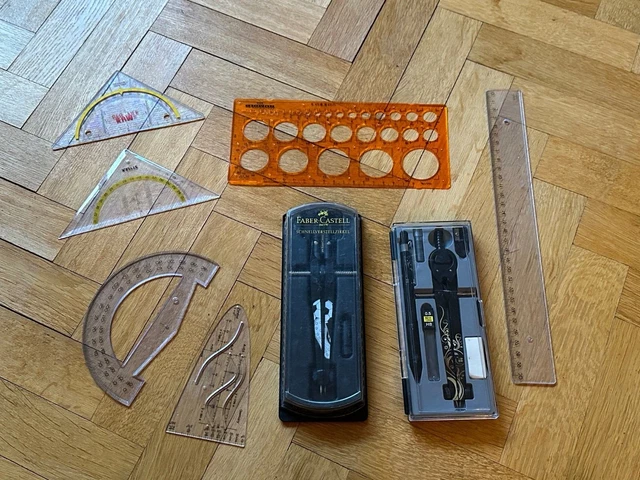Geometrie und Zirkel Set - Schule oder Studium