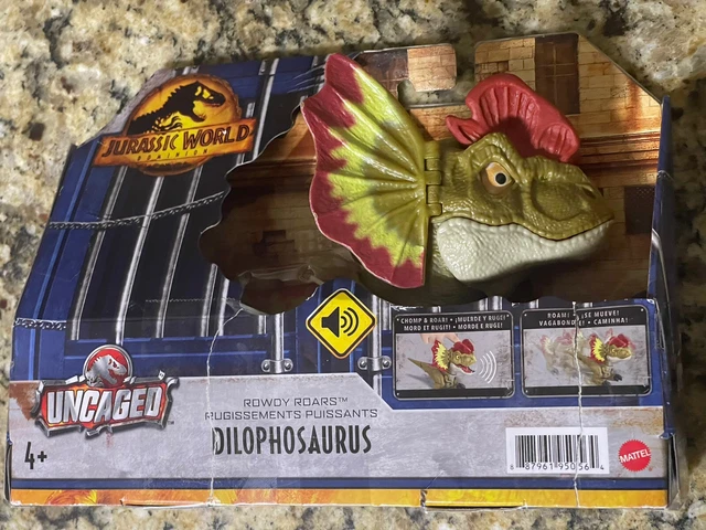 JURASSIC WORLD DOMINION Rowdy Roars DILOPHOSAURUS Dinosaur UNCAGED 2022 NEW EUR 29,62 - DE
