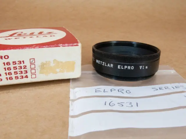 Leitz Leica 16531 Elpro Macrotar VIa Close-up Lens for Leica R 50mm - Boxed