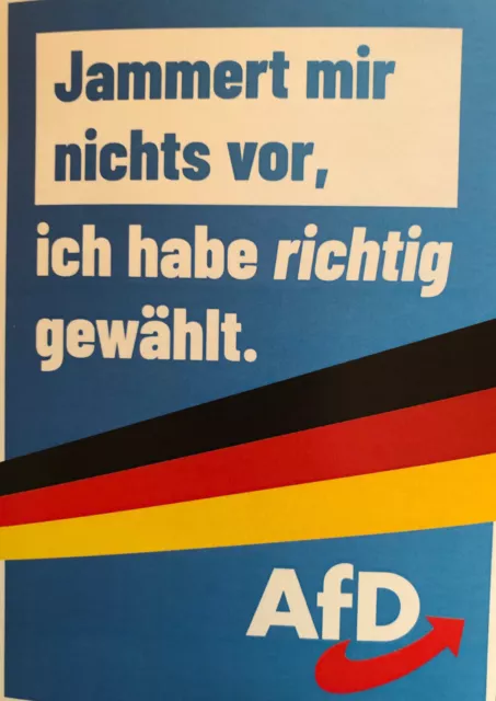 4 Aufkleber Grüne Damen Herren schwarz gelb rot tot LG AFD blau Gold A3 A4 D3 A6