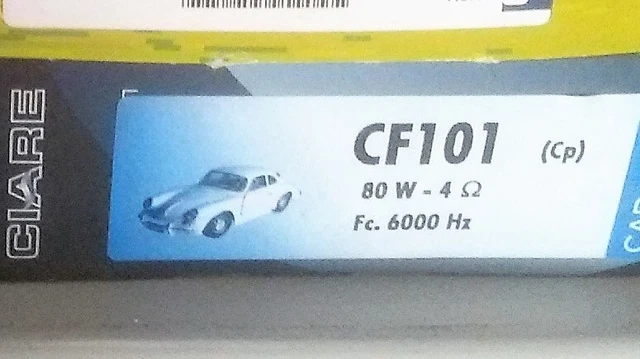 Coppia Di Filtri Crossover 1 Via Ciare CF101