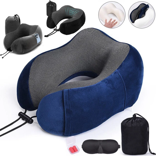 Travel Pillow Travel Neck Pillow Memory Foam Pillow Airplanes Sleeping Cushion