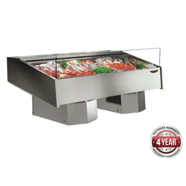 ItaliaCool Multiplexable Serve-Over Refrigerated Fish Open Display FSG2000
