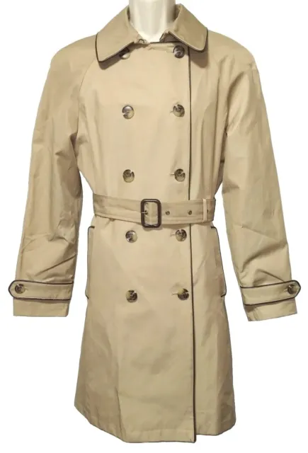 LRL Ralph Lauren Double Breasted Trench Coat Sz L NWT! Sand MSRP $230