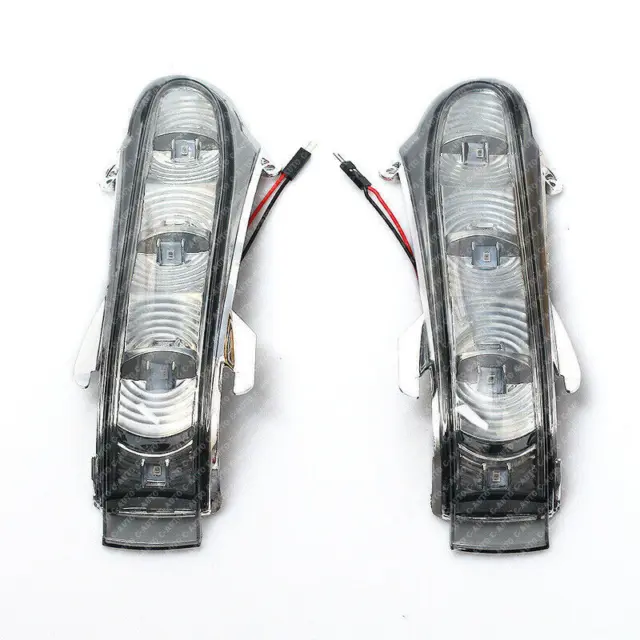 For Mercedes Benz W220 W215 S/CL Pair Side Mirror Turn Signal Light Smoky Lens