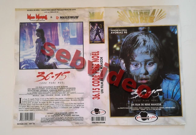 JAQUETTE VHS - Fil A Film - 3615 Code Pere Noel (1990) ** Originale EUR ...