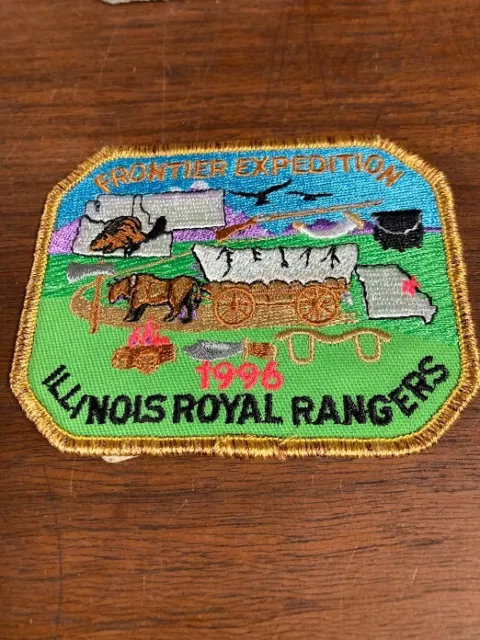 1996 Illinois Royal Rangers Pow Wow Attendee Patch (FREE SHIPPING!!!!)
