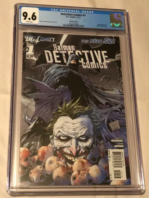 DC Comics 2011 Detective Comics #1 CGC Graded 9.6 *Third Printing*