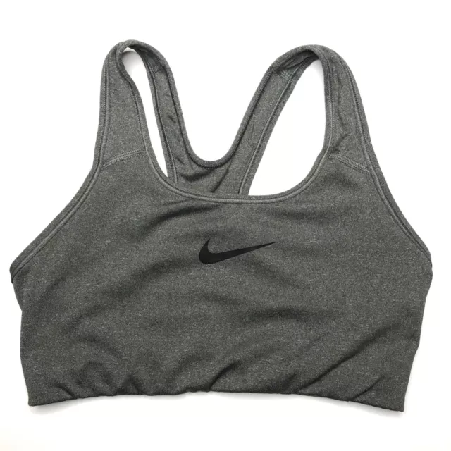 ATHLETIC WORKS PERFORMANCE Fitted GRAY Sports Bra Removable Padding NWT SZ  M $12.99 - PicClick