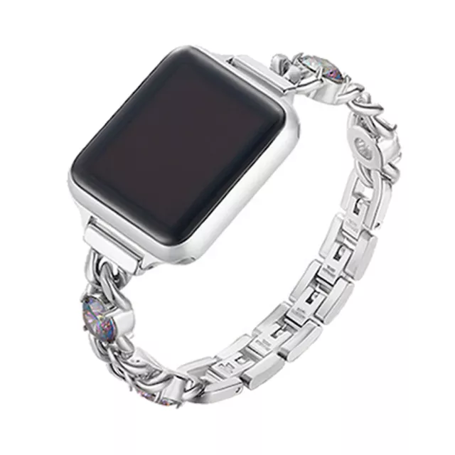 Metal iWatch Strap Band for Apple Watch Series 8 7 41/45/49mm 6 SE 5 4 3 2 44mm
