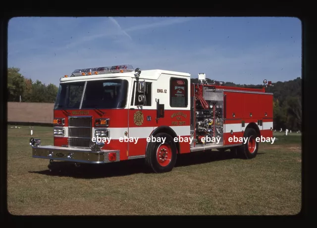 Wellsville OH 1992 Pierce Dash pumper Fire Apparatus Slide