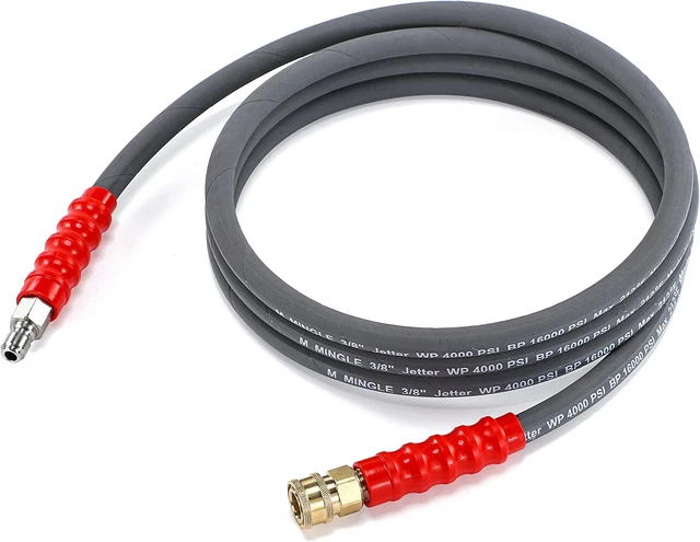 Washer Jumper Hose Whip Power Reel Connector Pressure with Quick Connect New