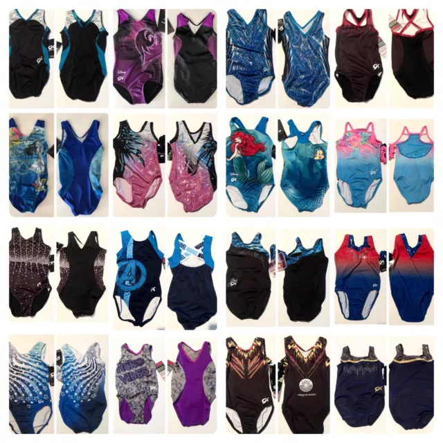 New w Tags CM GK Elite and Dreamlight gymnastics leotards Marvel Disney New w Tags CM GK Elite and Dreamlight gymnastics leotards Marvel Disney