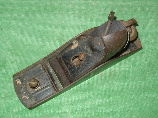 VINTAGE STANLEY PLANE No.16 WOODWORKING BLOCK PLANE "PARTS/REPAIR" MADE IN USA