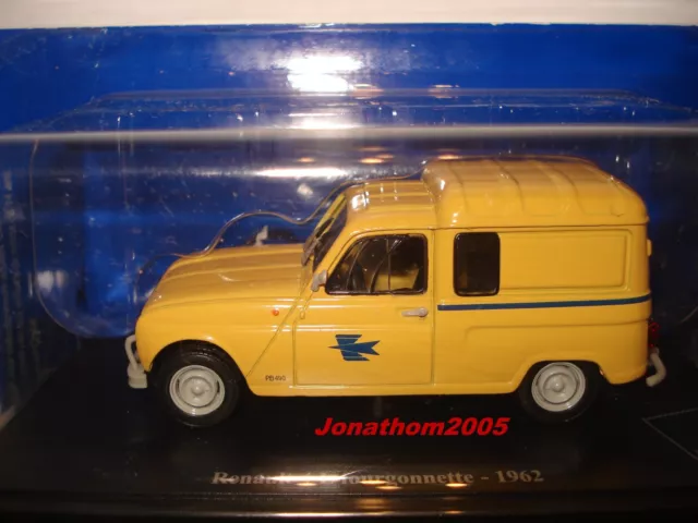 ATLAS RENAULT 4 L FOURGONNETTE LA POSTE 1962  au 1/43°