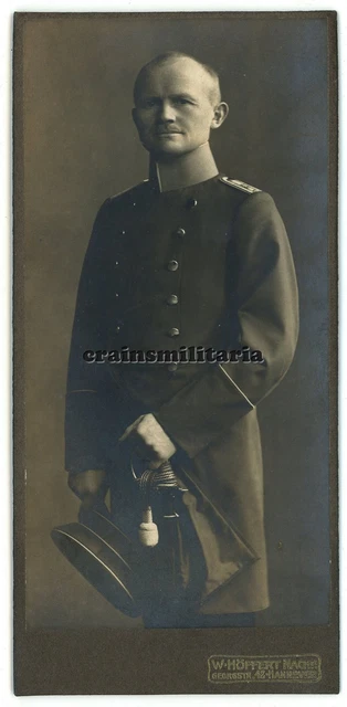 Orig. KABINETT Foto Portrait Offizier in HANNOVER