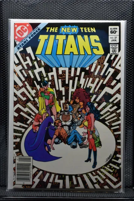 New Teen Titans #27 DC 1983 Wolfman & Perez 1st Appear Atari Force Preview 9.4