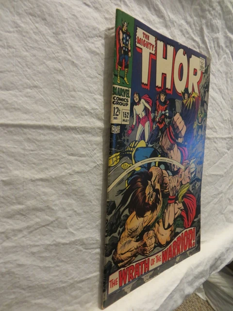 1968 Mighty Thor Comic Book..vol.1..No.152..Marvel..ulik..loki..high-Grade!!!!! 4