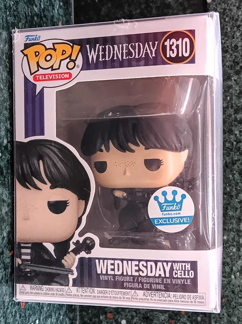 FUNKO POP! WEDNESDAY WITH CELLO #1310 Exclusive 100% Authentic & Protective Case