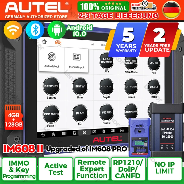 Autel MaxiIM IM608 II Profi OBD2 Diagnosegerät ECU Key Programmier IMMO Coding