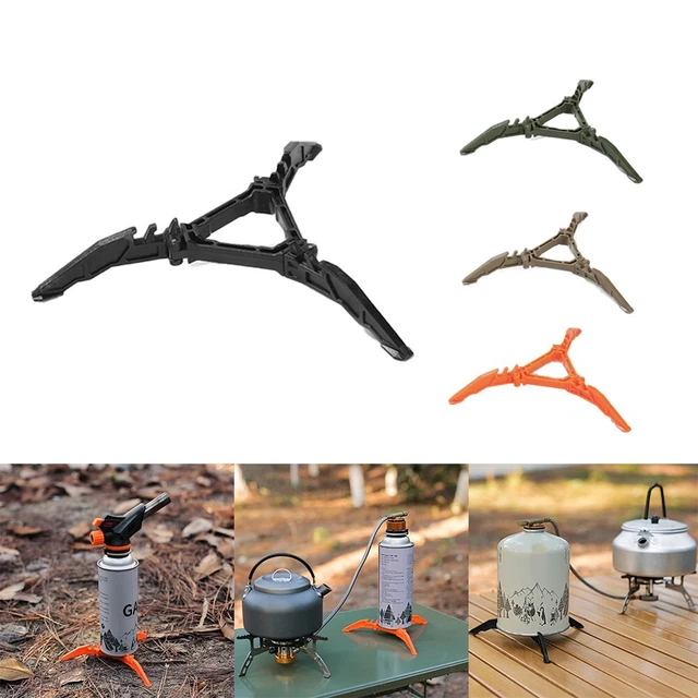 Support De Bidon De Gaz Pliable – Nylon, Double Fixation, Antidérapant, Pour Cartouches Plates – Camping, Rando, Bikepacking