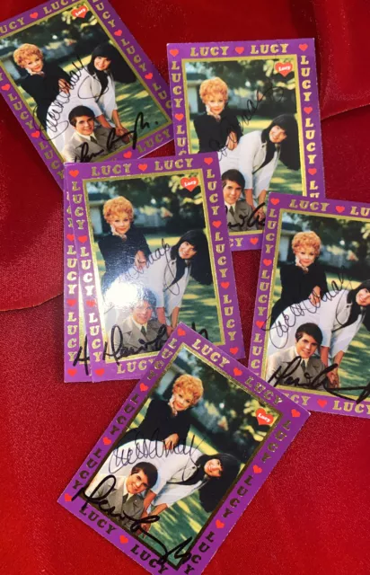 I Love Lucy Lucille Ball's Children AUTOGRAPHED Trading Card DESI ARNAZ Jr.