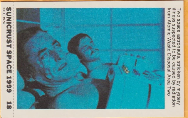 Sunicrust Space 1999 Card Number 18 In Very Good Condition 1975