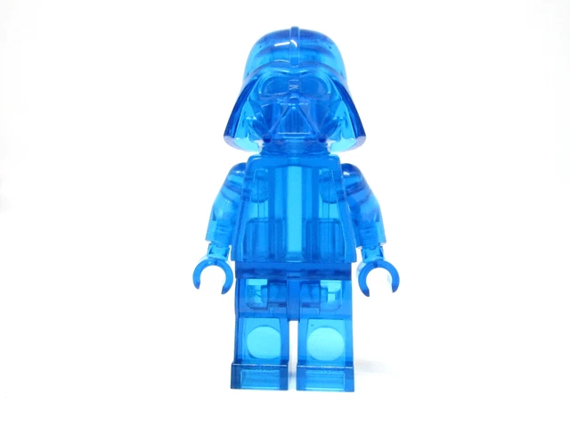 LEGO STAR WARS prototype Darth Vader transparent dark blue monochrome ...