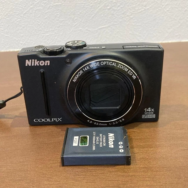NIKON COOLPIX S8200 16.1MP 14x Compact Digital Camera Black
