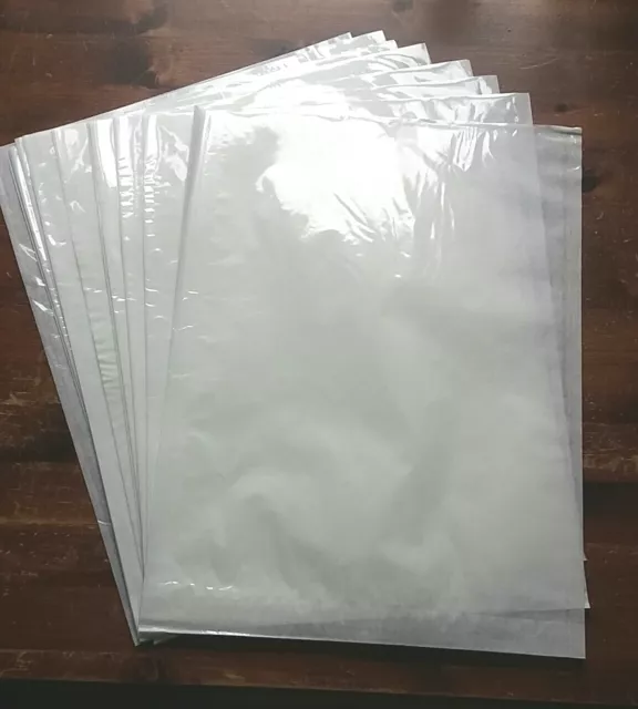 Clear Face Bags 12" x 16"  Film Fronted - Hobbies, Food  etc. 100% ♺ Recyclable