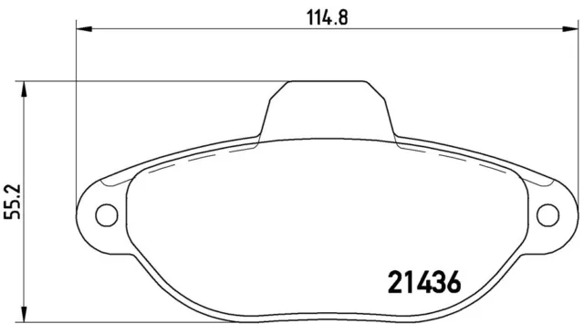 KIT DISCHI FRENO BREMBO + PASTIGLIE BREMBO FIAT PUNTO 188 II 1.2 44 KW 8v ANT 3